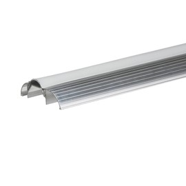 THERMWELL 3" x 36", Aluminum Standard High Rug Threshold, Silver