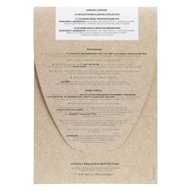 Grizzly Mountain Beard Dye - Organic & Natural Black Beard Dye