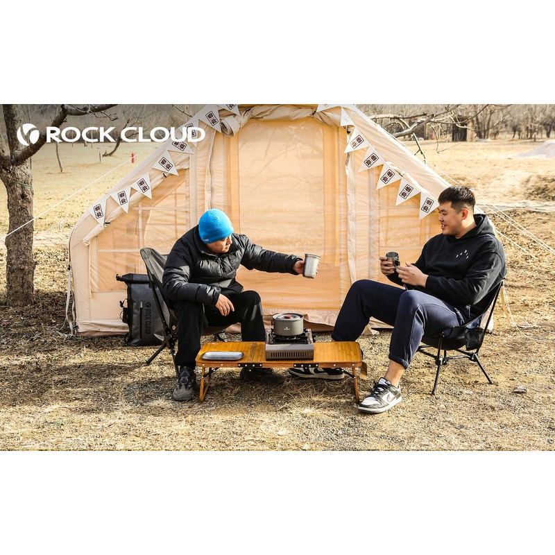 ROCK CLOUD 2 Pack Portable Camping Chair Ultralight Folding Chairs