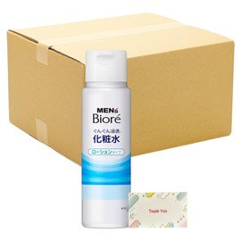 メンズビオレ 浸透化粧水 ローションタイプ 180ml + Kunutonnオリジナルロゴ入りeおまけ付 (12本セット)