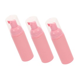 Housoutil 3pcs Foam Pump Dispensers Travel Bottles for Shampoo Liquid Pet Material Leakproof Design Lid for Toiletries Travel