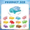Rbleote Mini Turtles, 12 Pieces Colourful Mini Turtles, Small Turtles