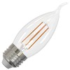 Bulbrite Item 776875 LED Filament Bulb, 2700K, Fully Compatible Dimming,