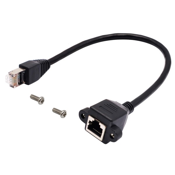 AAOTOKK Cat 6 Ethernet Network Cable RJ45 Male to Female