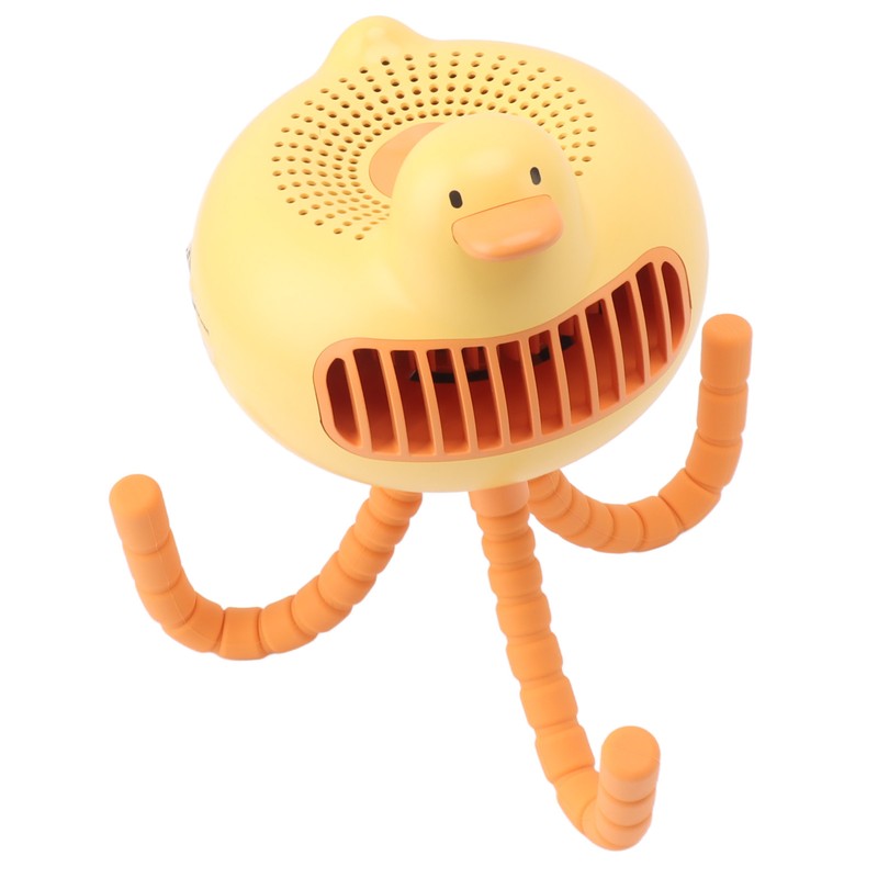 Portable Stroller Fan Low Noise Duck Shape Cute 2 Power