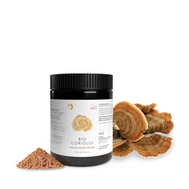 Pilze Wohlrab - Coriolus versicolor Pulver Bio für Tiere, 1 Dose à 100 g Coriolus Pulver, Vitalpilze Pulver, Dosierung für Tiere - Höchste Bio-Qualität - Geschmack: neutral