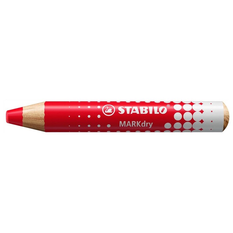 STABILO Markdry Set of 5 Marker Pencils - Red