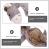 SHINEOFI Plush Animal Stationery Cartoon Donkey Pencil Case Cosmetic Bag