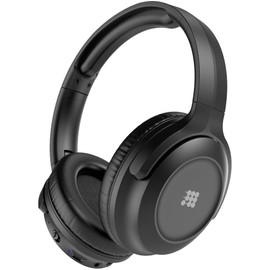CUBITT, Audífonos Inalámbricos de Diadema, Auriculares con Cancelación de Ruido, Micrófono, Sonido Premium, Carga Rápida, Batería de Larga Duración, Plegables, Ergonómicos y Flexibles, Color Negro