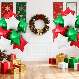 GSSTR TTGVKSHF Star Shaped Balloons, Large, Aluminum Balloons, 8 Pieces, Sparkly, 18 Inches (Approx. 17.7 inches (45 cm), Popular, Stylish, Birthday, Boys, Girls, Weddings, Valentine's Day, Proposals, Supports, Celebrations, Confessions, Surprises, Decor