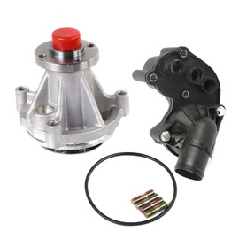MOCA Water Pump & Thermostat Housing Assembly Fit 02-10 for Ford Explorer 4.6L & 07-10 for Ford Explorer Sport Trac 4.6L & 02-10 for Mercury Mountaineer 4.6L