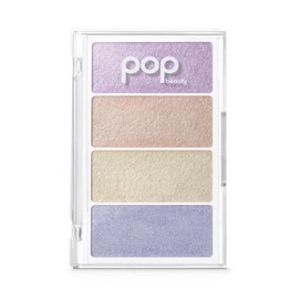 POP Beauty PRISMATIC POP PALETTE | SUPERNOVA - Ultra Light Reflecting Blush Palette, Seamlessly Blends onto Skin for an Ethereal Finish, 4 Shade Skin Illuminator for 3D Glow | 0.3 Oz