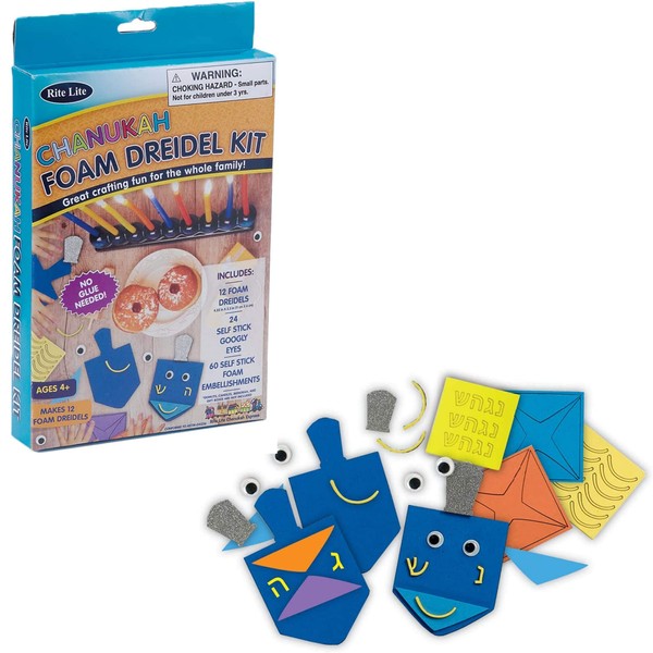 Rite Lite Chanukah Foam Dreidel Kit