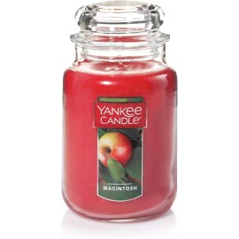 Yankee Candle Macintosh Scented, Classic 22oz Large Jar Single Wick Candle
