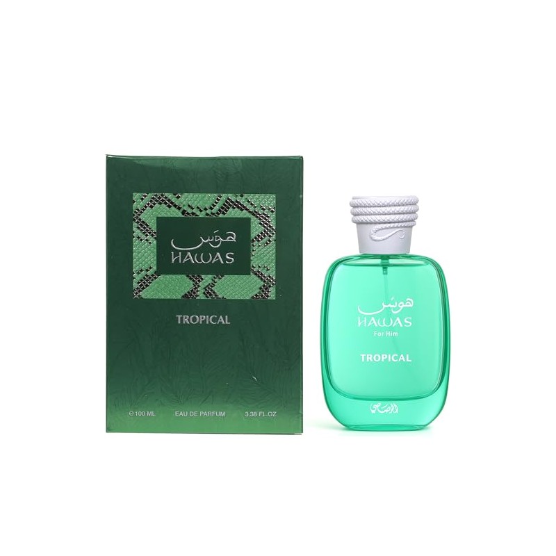 RASASI Hawas Tropical Eau De Parfum Spray for Men, 3.4