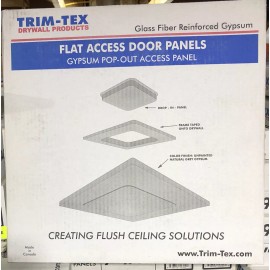 Trim-Tex Trim Tex Flat Pop Out Flat GFRG Access Panel Door Radius Corner 9″ X 9″ SQ-09