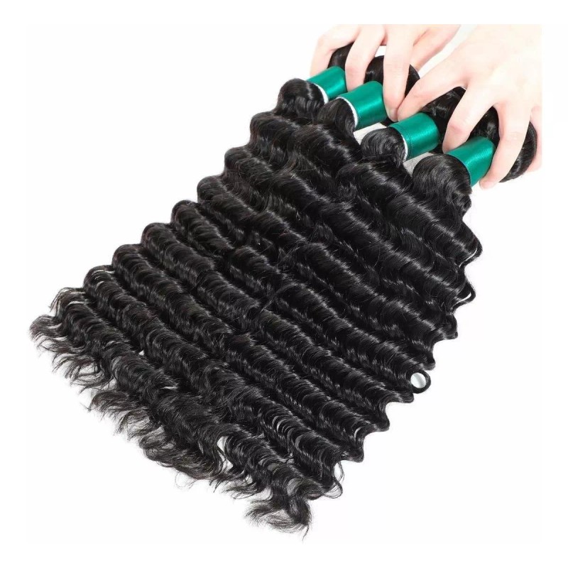 Lizourey Extensiones De Cabello Humano Negro Natural 22in 100gr