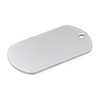 100 Pack Blank Stainless Steel Dog Tags – Military Spec