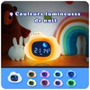 Learning Alarm Clock for Kids Day/Night - Night Light for