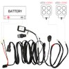 LED Work Lights Bar Remote Wiring Harness Kit 12V 40A