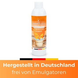 Sauna Infusion Sauna Infusion Steam Bath Concentrate Mandarin Orange Composition of Mandarin Oil and Orange Oil 250 ml