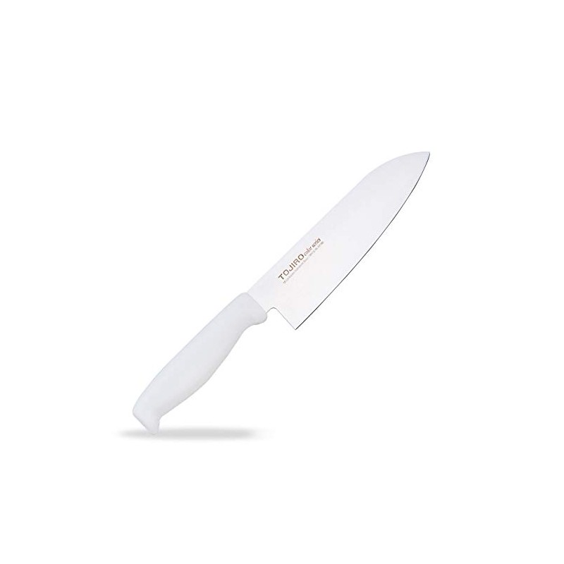 Tojiro F-132W Color Molybdenum Vanadium Steel Santoku White 6.7 inches