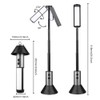 TOCH Camping Lantern 3000Mah Telescopic Camping Lantern Rechargeable Led Multifunction