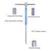 sourcing map Sliding T-Handle Hex Key Wrench Set 4mm Metric