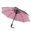 Portable Umbrella with Fan 8 Fiberglass Ribs Windproof Umbrella for
