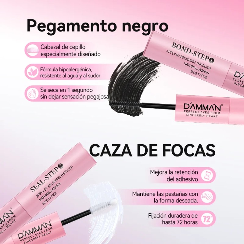 Kit De Extensiones De Pestañas 6d Diy Natural Mixtas 8-16mm