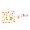 FOMIYES Press on Nails Maple Leaf Patterns 7pcs Nail Stickers