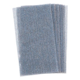 QUARKZMAN 10 Stück Mesh-Schleifpapier 80 Körnungen 2,8" x 5" Nass-/Trockenschleifpapier Staubfreie Klett- und Schleifpads für Auto Holzbearbeitung Metallpolitur & Schleifen