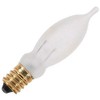 Satco S3242 120V Turn Tip Candelabra Base 7.5-Watt CA5 Incandescent
