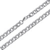 Heavy Duty Biker Jewelry Men Solid Curb Link Chain Necklace