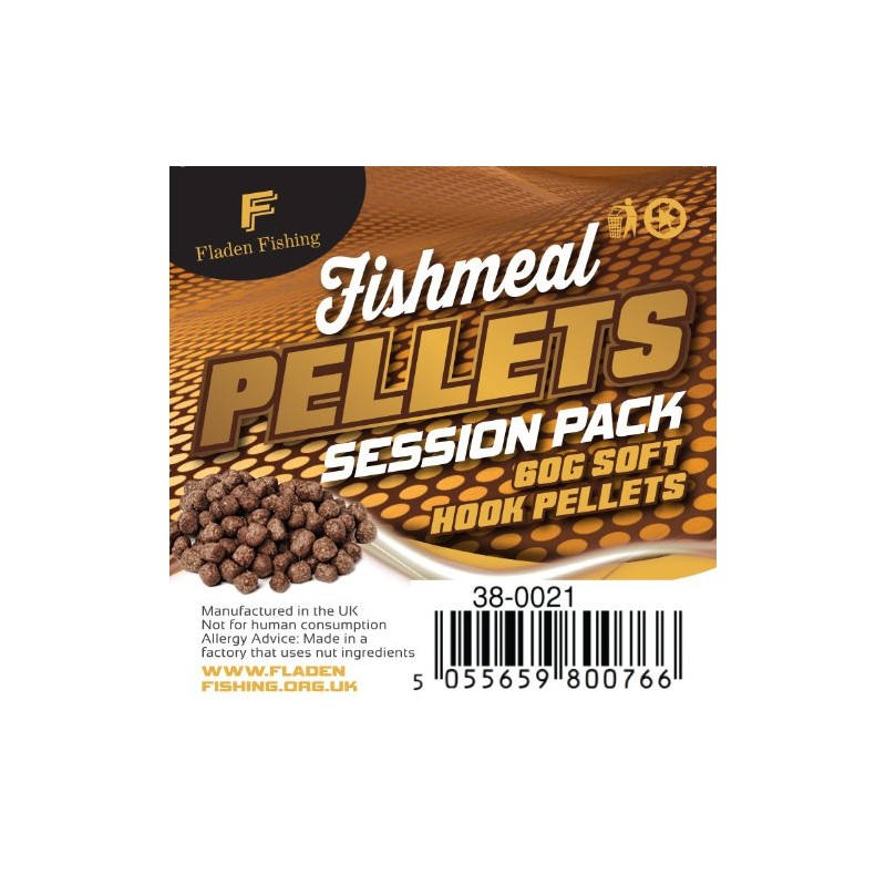 Session Pack Fishmeal Soft Hook Pellets - Brown, 60 g