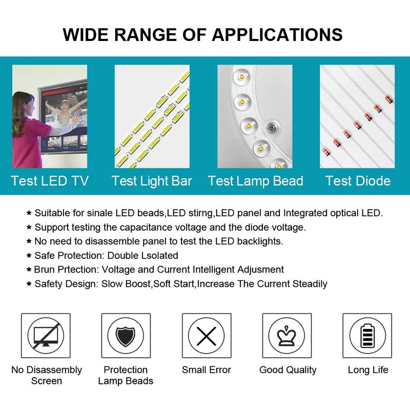 LED Light and TV Backlight Tester,LED Strip Lamp Beads Repair