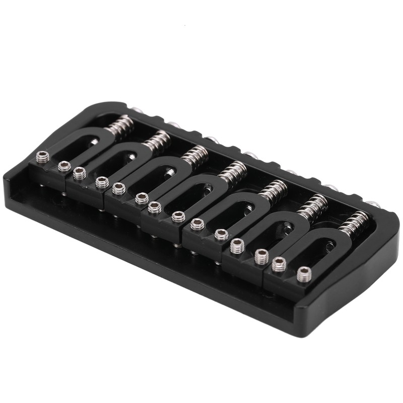 Electric Guitar Bridge 7 Strings GA891 Fixed Musical Accessories Black