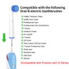 8 Pack Sensitive Gum Care Replacement Brush Heads Compatible with