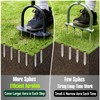 Jardineer Lawn Aerator Spike Tool, Updated 36" Metal Grass Aerator