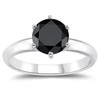 Mysticdrop 1.00 Ct of 5.65-6.37 mm A Round Black Diamond