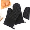 KICHOUSE Cooking Set Apron Suit Oven Mitts Pot Holders Baking