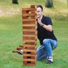 Juegoal 54 Pieces Giant Tumble Tower Blocks Game Giant Wood