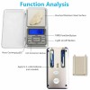 Unbranded Portable 500g x 0.01g Mini Digital Scale Jewelry Pocket