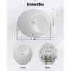 WR55X11132 WR55X25754 Refrigerator Led Light and Cover Assembly Compatible with