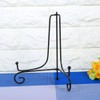 SagaSave 1PC Table Top Easel, Black Iron Easel Plate Decorative