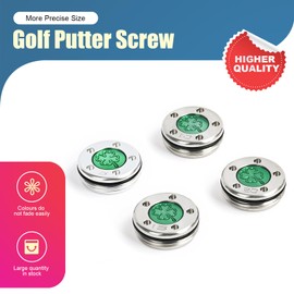 BoltonGolf Golf Putter Screw Parts Suitable for Titleist Scotty Cameron Green Four-Leaf Clover Putter Counterweight Screw (Wrench 1Pcs)