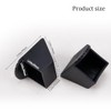 Comidox 4Pcs Premium Plastic Fitness Equipment End Caps Slip-Resistant Square