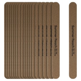 Summer Peach Nail Wood File 150 150, Black Garnet, 20 pcs / 썸머피치 네일 우드파일 150  150, 흑가넷, 20개
