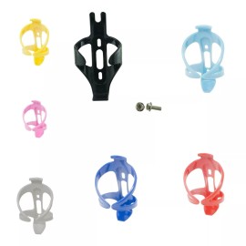Fenix PVC PIastic Cage Water BottIe HoIder Rack Beach Cruiser Road Mountain BicycIe - Black