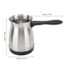 Electric Coffee Pot Ergonomic Handle 600ML Stainless Steel Turkish Coffee